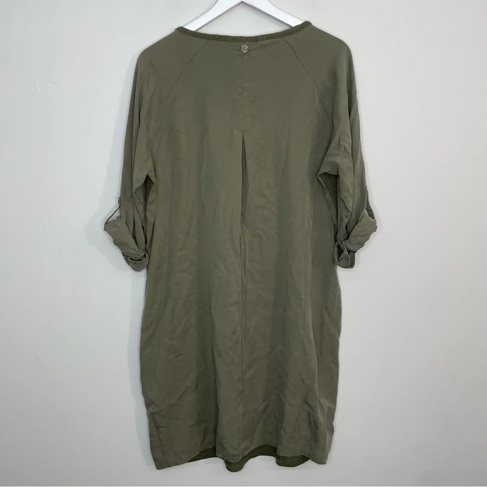 PRANA Hensley Henley Dress Rye Green Size XL